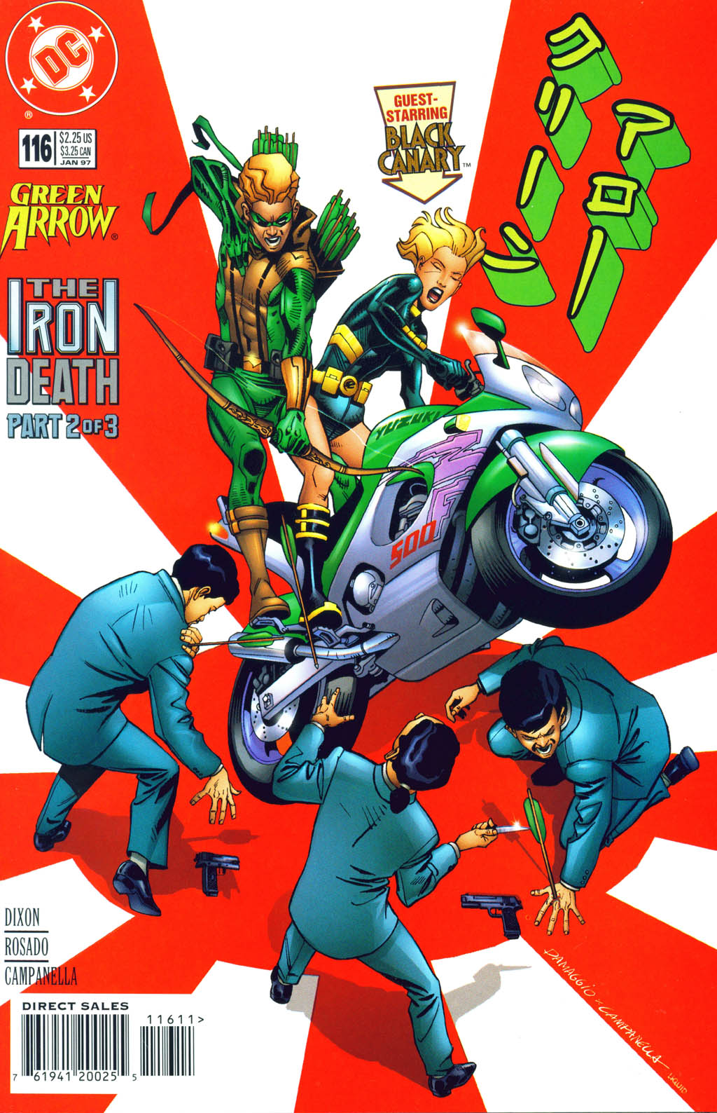 Green Arrow V2 116 The Iron Death 02 Birds Of Prey Ragadozók